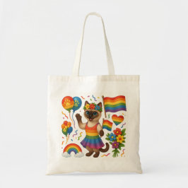Cat Pride Tassar Cat-inspirerat Pride LGBTQ Tygkasse