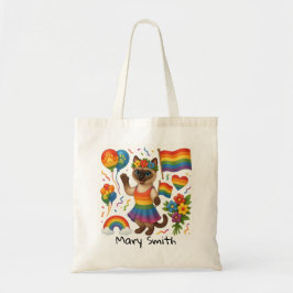 Cat Pride Tassar Cat-inspirerat Pride LGBTQ Tygkasse
