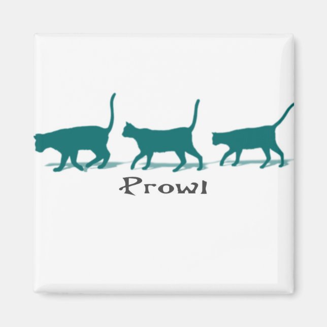 Cat Prowl Magnet (Framsidan)