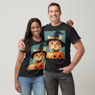 Cat pumkin Halloween Day Gifts par T-Shirt