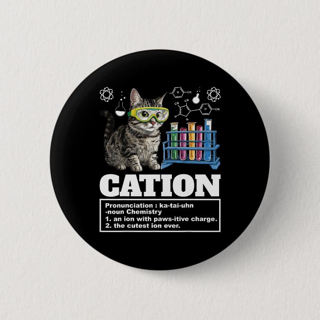 Cat Pun Cat Cat, Humor Chemistry Science Teacher C Knapp (Framsida)