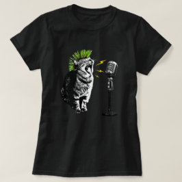 Cat Punk, Fun Graphic T-Shirt