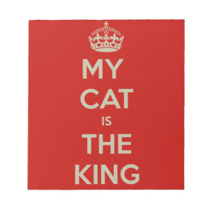 Cat Qoute Anteckningsblock