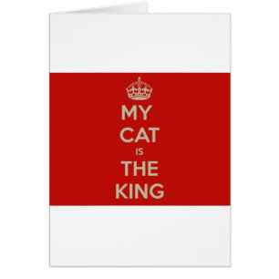 Cat Qoute Hälsningskort