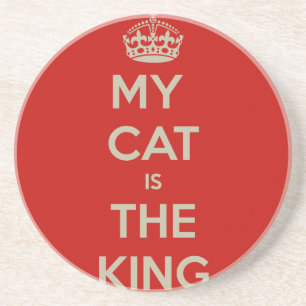 Cat Qoute Underlägg Sandsten