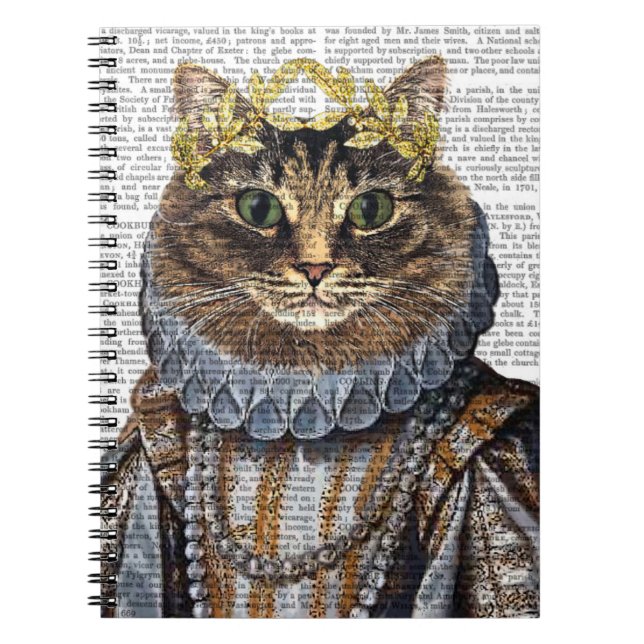 Cat Queen Anteckningsbok (Framsidan)