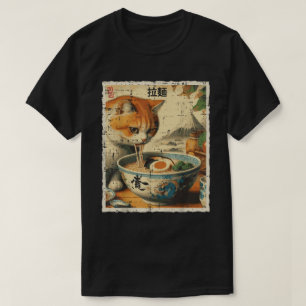 Cat Ra Noodle jape Kawaii Cats T Shirt