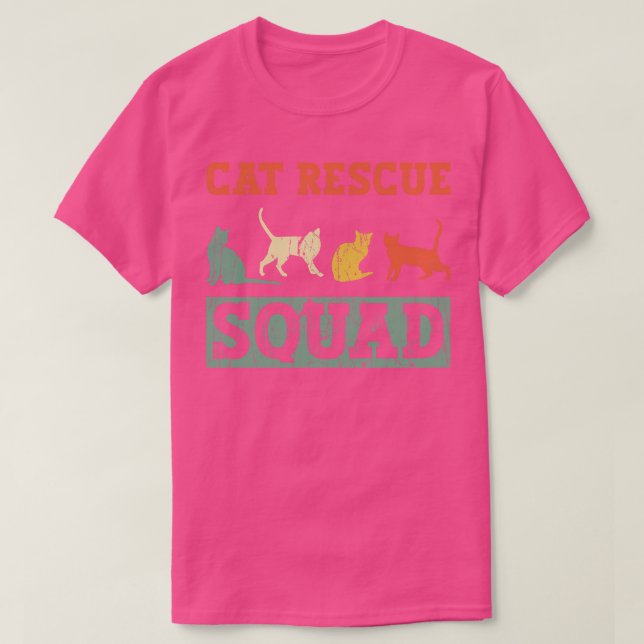 Cat Rädding Squad Animal Höger Activist Animal S T Shirt (Design framsida)