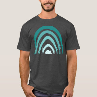 Cat Rainbows Blues T Shirt
