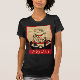 Cat Ramen Bowl Anime Japansk Noodles Kawaii Neko T Shirt