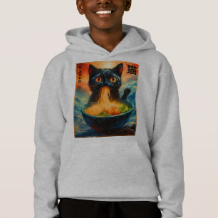 Cat Ramen Japanska Kawaii Cat Anime Cat Ramen T Shirt