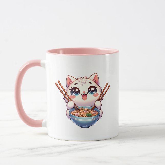 Cat Ramen Mugg (Vänster)