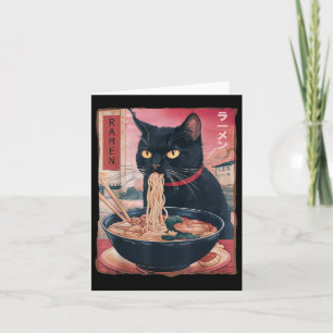 Cat Ramen Noodle Japane Kawaii Gifts Manar W Kort