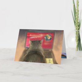 Cat Regler - Världsfödelsedag Kort