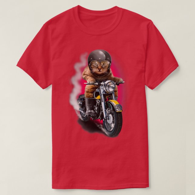 CAT RIDER T SHIRT (Design framsida)