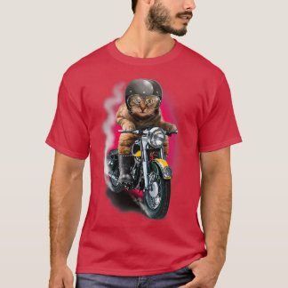 CAT RIDER T SHIRT