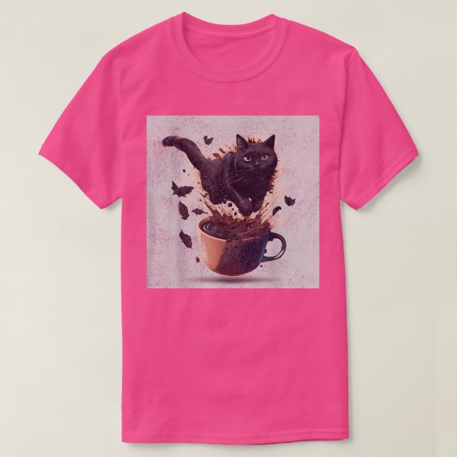 Cat Robot Fransk Fries T Shirt (Design framsida)