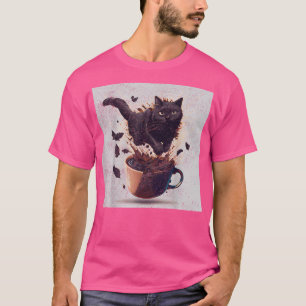 Cat Robot Fransk Fries T Shirt