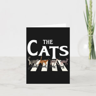 Cat Rock musik Funny Cat Lover Gifts För manar Kort