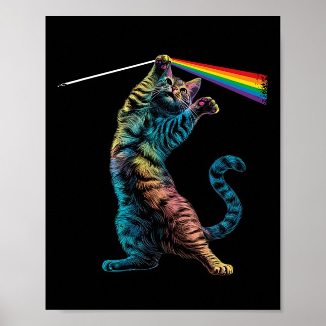 Cat Rock musik-konserten Band Sten Cat Poster (Framsidan)