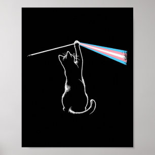 Cat Rock musik Trans Pride Lgbt Transgender Cat Lo Poster