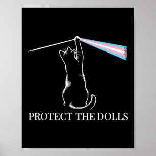 Cat Rock musik Trans-Pridet skyddar dörrarna Poster