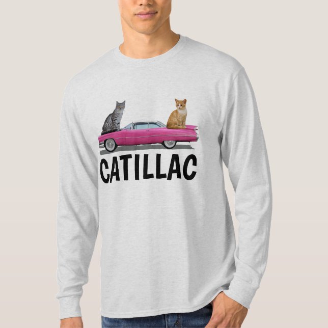 CAT ROSA CADDY CLASSIC CAR T-Shirt (Framsida)