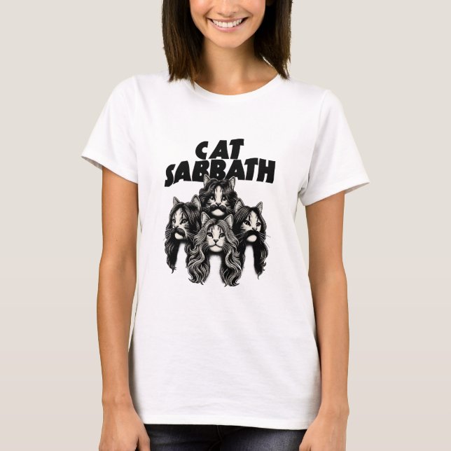 Cat Sabbath T Shirt (Framsida)