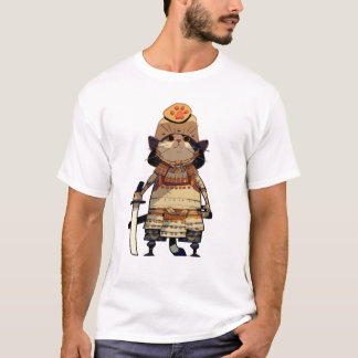 Cat Samurai Tシャツ T Shirt