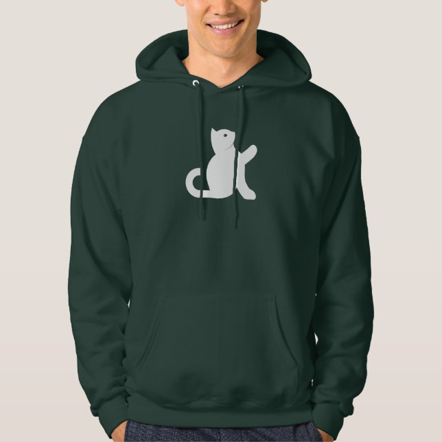 Cat Says Hej Hoodie (Framsida)