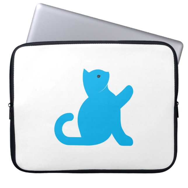 Cat Says Hej Laptop Fodral (Framsidan)