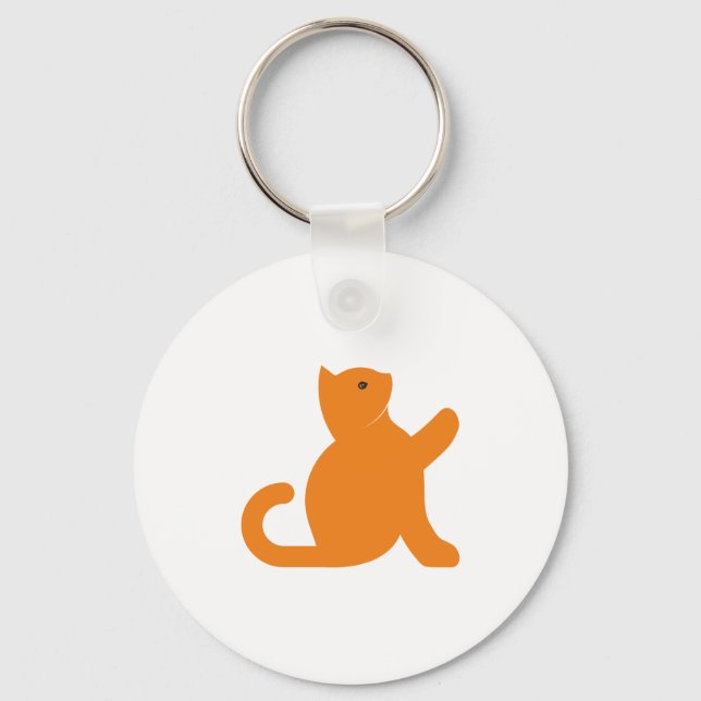 Cat Says Hej Nyckelring (Framsida)