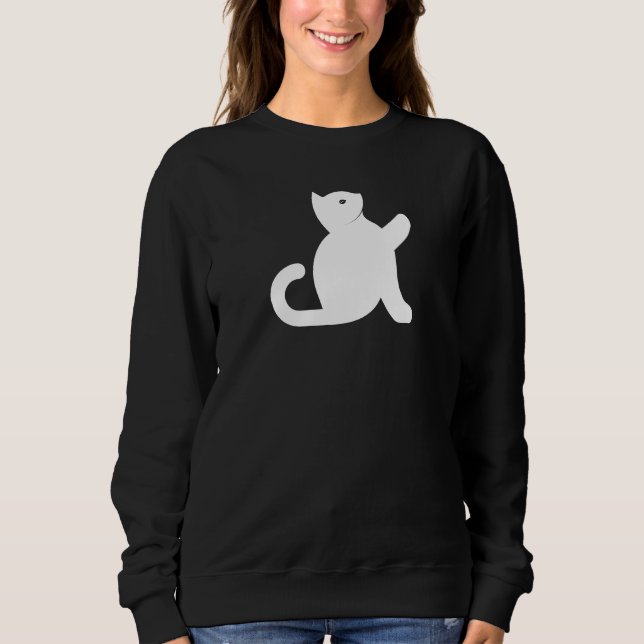 Cat Says Hej T Shirt (Framsida)