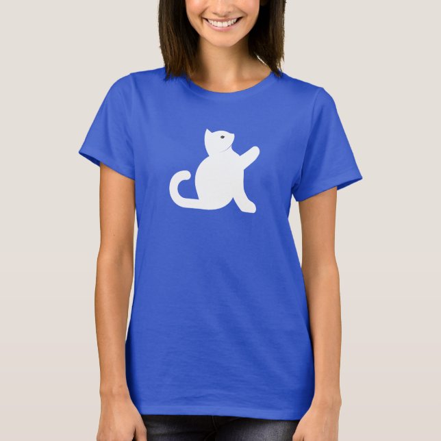 Cat Says Hej T Shirt (Framsida)
