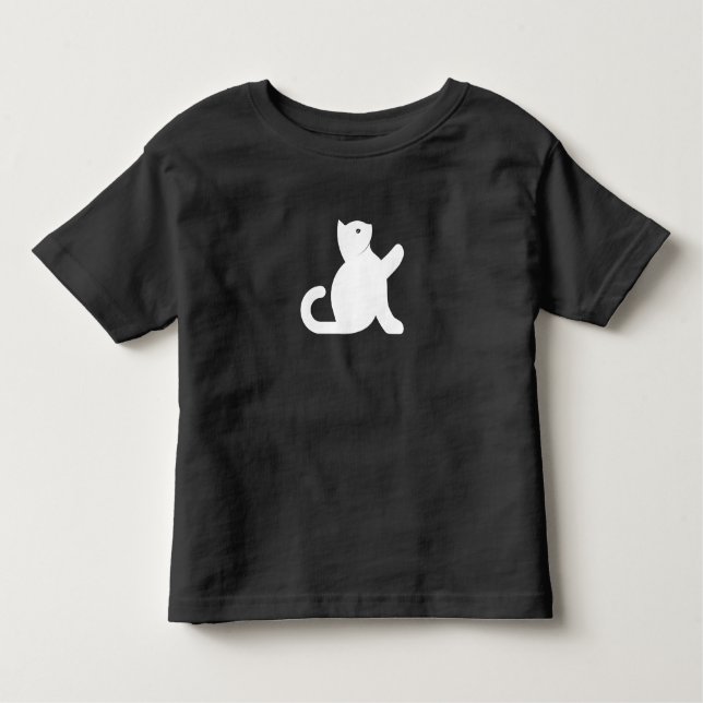 Cat Says Hej T Shirt (Framsida)