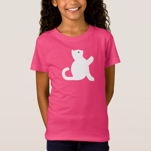 Cat Says Hej T Shirt (Framsida)