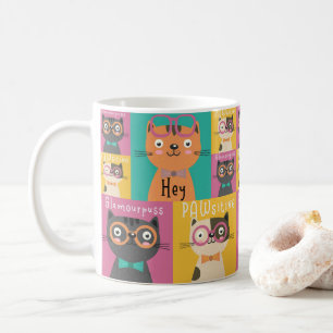 Cat Says Hej, underbara PM   Kaffemugg
