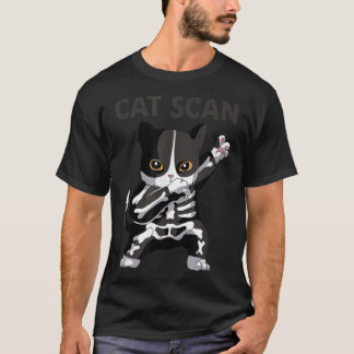 Cat Scan CT Scan Funny Cat X-Ray Pun Meme Rad Tech T Shirt