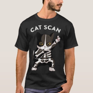 Cat Scan Ct Scan Funny Cat X-ray Pun Meme Rad Tech T Shirt