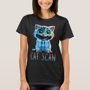 Cat Scan Ct Scan Halloween Cat X Run Meme Rad T Shirt