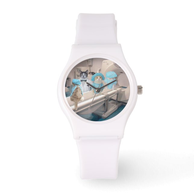 Cat Scan Watch for Nurse/Pediatriska Doktor Armbandsur (Framsida)