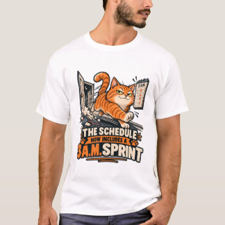 Cat Scheduled A 3 AM Sprint T Shirt