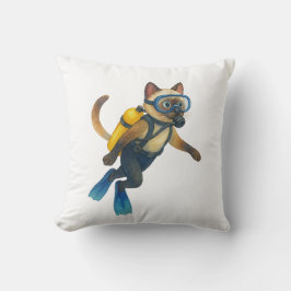 Cat scuba divers dive in the sea kudde