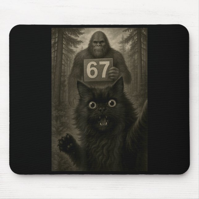 Cat Selfie 67 Meme Six Seven Funny Bigfoot  Musmatta (Framsidan)