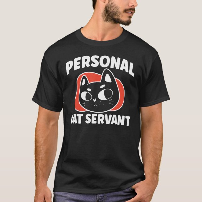 Cat Servant T Shirt (Framsida)