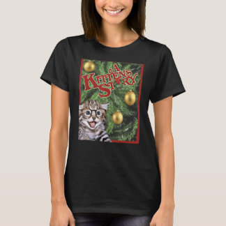 Cat Shirt A Kittens story-julfilm Poster F T