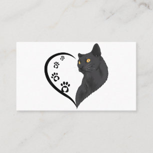 Cat Shirt Cat Shirts for Women Kids Cute Hea Visitkort