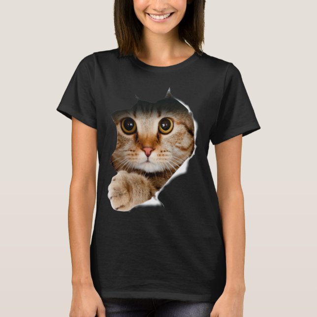 Cat Shirt Funny Cat Lover Gifts För manar T (Framsida)