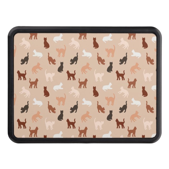 Cat silhouette dragkroksskydd (Framsidan)