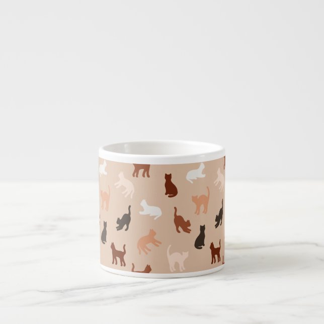 Cat silhouette espressomugg (Framsidan)